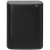 Мусорное ведро с разделителем Brabantia Bo Touch Bin 2x30 л (черный матовый)