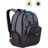 Школьный рюкзак Grizzly RU-030-41 (черный/бирюзовый)
