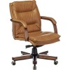 Кресло Бюрократ T-9927WALNUT-LOW (горчичный)
